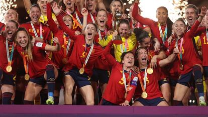 Las jugadoras de la selección femenina de fútbol, ganadoras del Mundial 2023