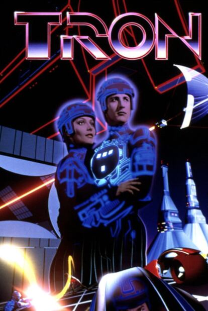 Un fotograma de <i>Tron, </i><b>la película de 1982.</b>