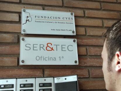 Fachada del edificio donde la Fundación Cyes compró dos pisos.