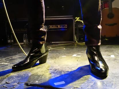 Los botines de Cyril Jordan, el guitarrista fundador de los Flamin’ Groovies.