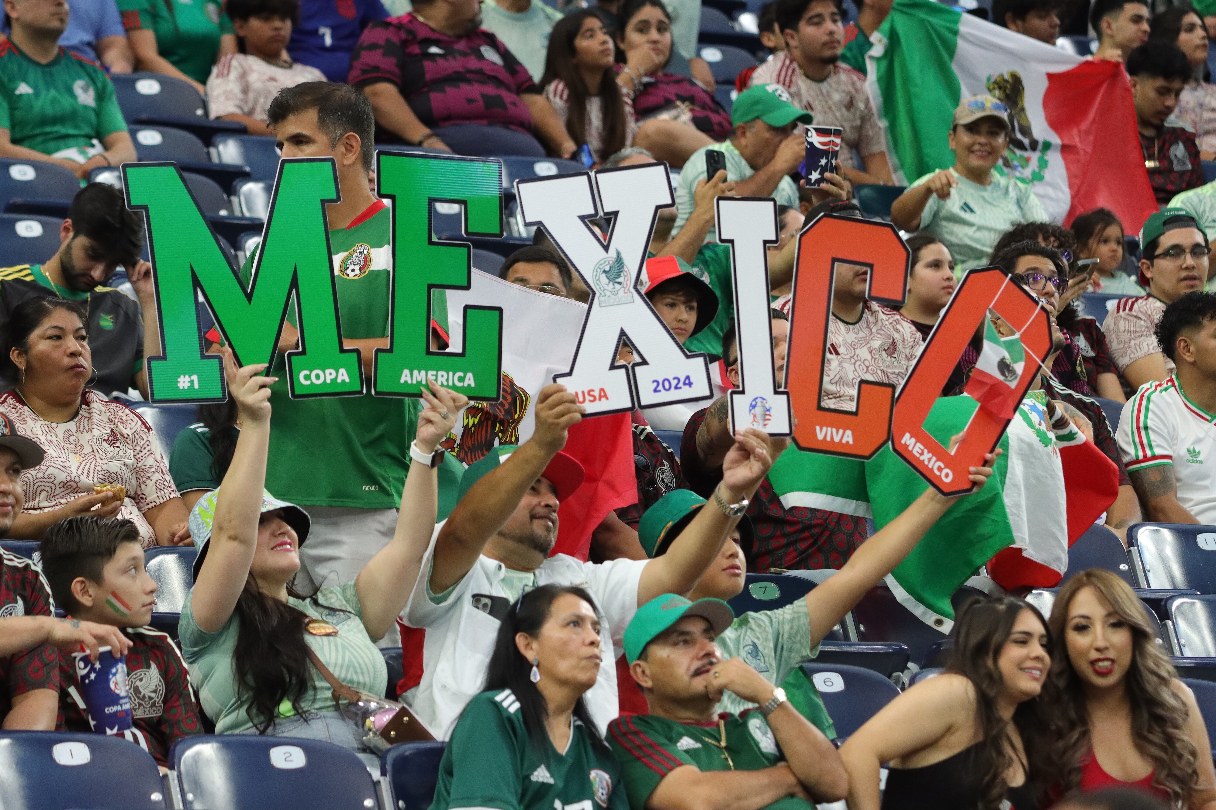 Aficionados mexicanos en la Copa América. 