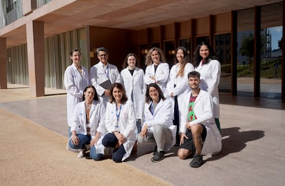 El equipo de Psiquiatría, Salud Mental y Adicciones del VHIR que participó en la investigación, en una imagen cedida.