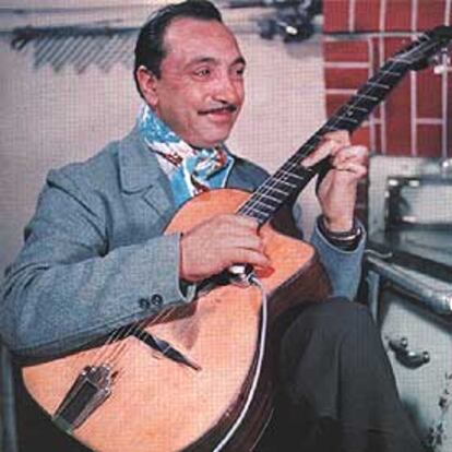 El guitarrista belga Django Reinhardt.