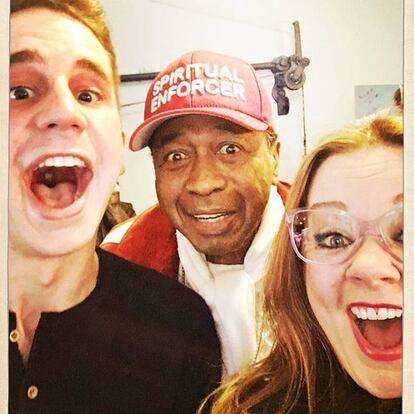 “¡Ben Platt es la perfección! Gracias Ben Vereen por el photobomb”, escribía la actriz Melissa McCarthy junto a esta foto que publicó en su cuenta de Instagram.