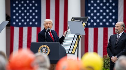 El presidente Donald Trump en la Casa Blanca.
