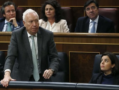 El ministre d'Afers Exteriors en funcions, José Manuel García Margallo.