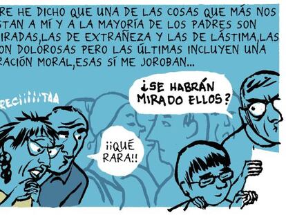 P&aacute;gina creada para EL PA&Iacute;S por Miguel Gallardo, autor del c&oacute;mic &#039;Mar&iacute;a y yo&#039; para contar la relaci&oacute;n con su hija autista.