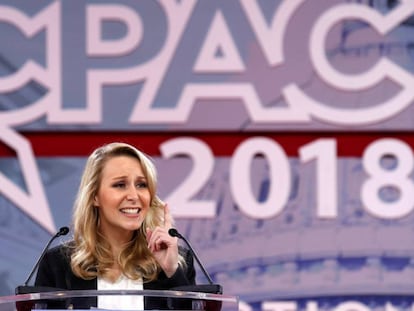 La exdiputada francesa y miembro del Frente Nacional, Marion Marechal-Le Pen, fue invitada el pasado 22 de febrero, a la cita anual de los conservadores estadounidenses (Maryland).