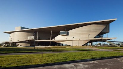 A Cidade das Artes desenhada por Portzamparc no Rio.