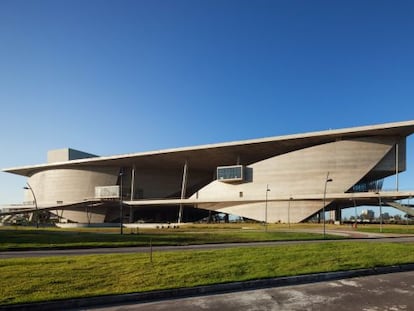 A Cidade das Artes desenhada por Portzamparc no Rio.