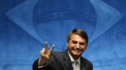 Foto postada pelo deputado Jair Bolsonaro em seu perfil no Facebook