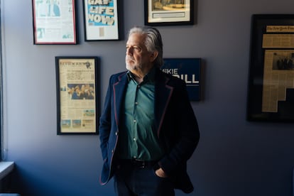 Author and activist Luis A. Miranda photographed on June 4, 2024 in Manhattan, New York.