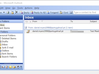 A screenshot of an inbox with an email infected by the hacker organization Fighting Ursa.