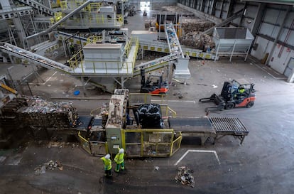 Planta de reciclaje de Loeches, en octubre de 2022.