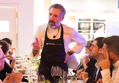 Pepe Solla, chef de Casa Solla, en su homenaje a los filmes de Pedro Almodóvar.