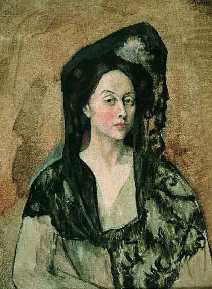 <i>Retrato de Benedetta Canals </i><b>(1905),</b> de Picasso.