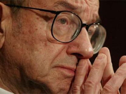 El presidente de la Reserva Federal, Alan Greenspan, en una imagen de archivo.