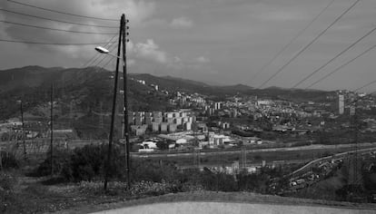 El riu Besòs i el Singuerlín, des de Torre Baró.