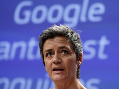 La comisaria europea de Competencia, Margrethe Vestager.