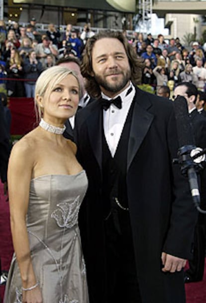 La feliz pareja, en la última ceremonia de los oscars.