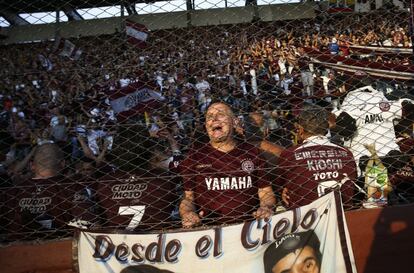 La vista de una de las tribunas del estadio Néstor Díaz Pérez. 