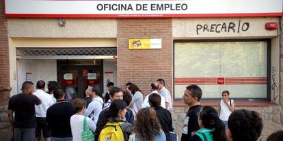 Oficina de empleo de Collado Villalba, Madrid.