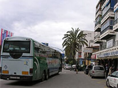 Estación de los autobuses Portillo en San Pedro de Alcántara (Marbella).