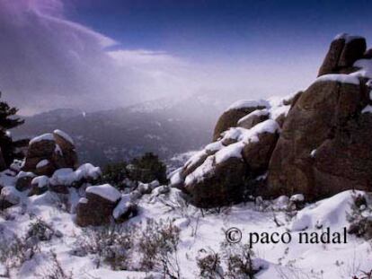 Invierno en La Pedriza