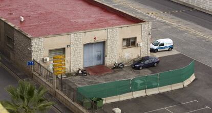 Imagen del dep&oacute;sito de Sanidad Exterior del Puerto de M&aacute;laga.