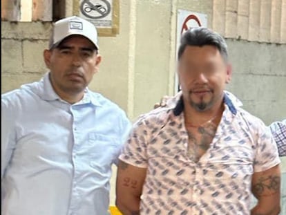 Fernando Medina al ser detenido en San Luis Potosí.