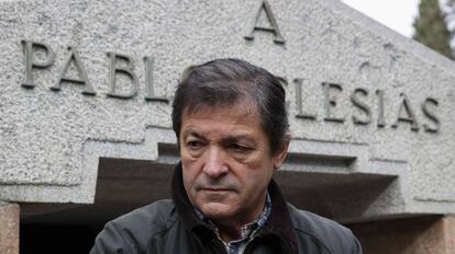 El presidente de la Comisión Gestora del PSOE, Javier Fernández.