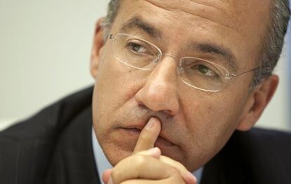 El presidente de México, Felipe Calderón.