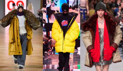 Desfile otoño-invierno 2024 de Central St Martins, Balenciaga y Rabanne.