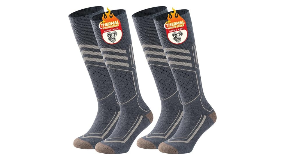 Calcetines térmicos de lana merino.