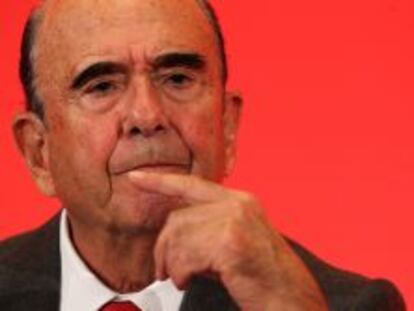 Emilio Bot&iacute;n, presidente de Santander.