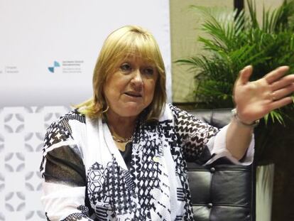 La ministra de Relaciones Exteriores de Argentina, Susana Malcorra, en el encuentro de cancilleres de Ibero&aacute;merica 