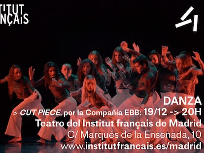 La EBB Dance Company presenta ‘Cut Piece’ en el Instituto Francés de Madrid