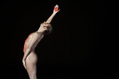 El bailaor Israel Galván, fotografiado desnudo.