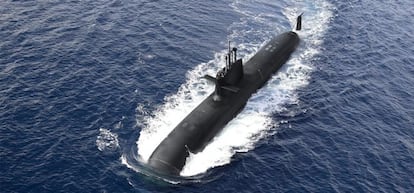 Un submarino desarrollado por Navantia.