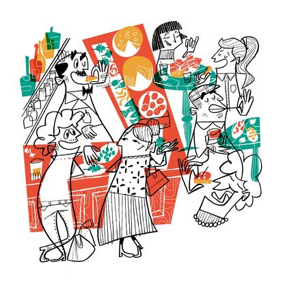 EPS 2541 ESPECIAL GASTRO GUIA TAPAS ILUSTRACION