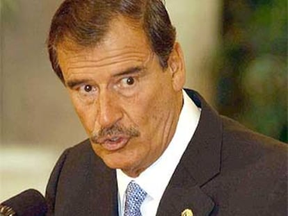 El presidente de México, Vicente Fox, en enero de 2004.