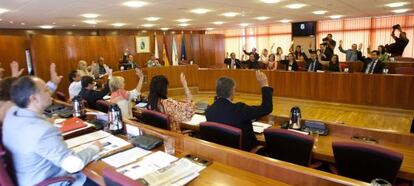 Pleno de 2013 del Ayuntamiento de Vigo, uno de los que se ha sumado al recurso.