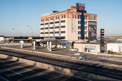 A brothel on the Toledo highway in the Madrid region.