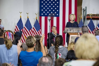 Hillary Clinton en un acto de campa&ntilde;a en Cleveland (Ohio) el 12 de junio de 2016. 