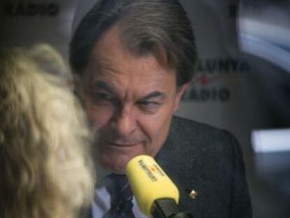 Artur Mas, es entrevistado en Catalunya Radio.