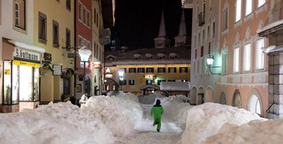 Una calle de la ciudad alemana de Berchtesgaden (Baviera), este jueves. 