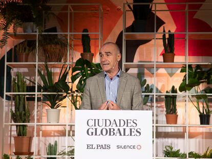 Antonio Muñoz, alcalde de Sevilla, durante la jornada ‘Ciudades Globales’.