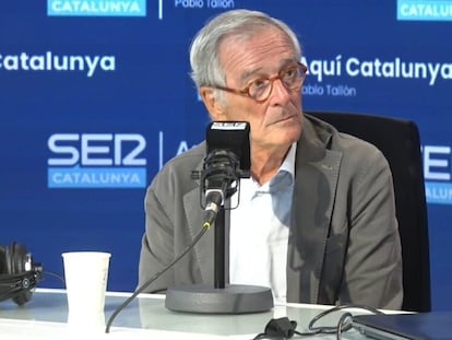 Xavier Trias, este lunes durante la entrevista en la Cadena SER Catalunya.