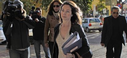 La juez Mercedes Alaya, en los juzgados sevillanos.