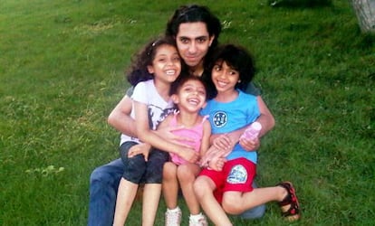 O blogueiro saudita Raif Badawi, preso desde 2012.